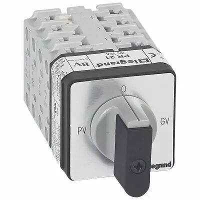 Commutateur moteur 3P - d�marreur 2 vitesses - PR 21 - PV-O-GV - fix vis (027521)
