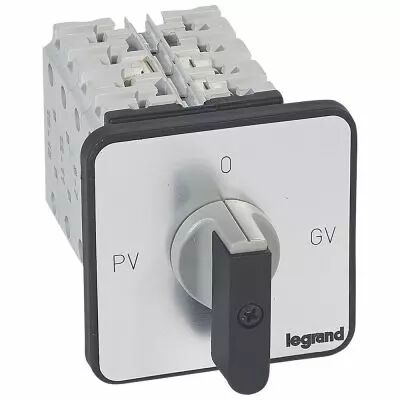 Commutateur moteur 3P - d�marreur 2 vitesses - PR 26 - PV-O-GV - fix vis (027525)