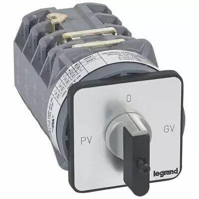 Commutateur moteur 3P - d�marreur 2 vitesses - PR 40 - PV-O-GV - fix vis (027529)