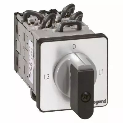 Commutateur de mesure - amp�rem�tre 3 TI ind - PR 12 - 9 contacts - fix vis (027535)