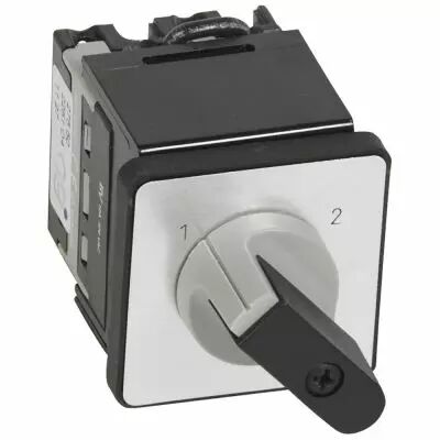 Commutateur - inverseur sans arr�t - manette - PR 12 - 1P - fixation �22 (027550)
