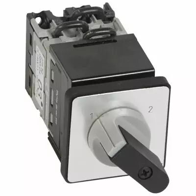 Commutateur - inverseur sans arr�t - manette - PR 12 - 3P - fixation �22 (027552)