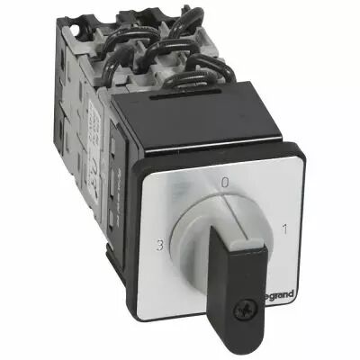 Commutateur 3 directions avec arr�t - manette - PR 12 - 3P - fix �22 (027556)