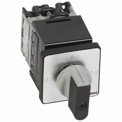 Commutateur de mesure - voltm�tre sans neutre - PR 12 - 4 contacts - fix �22 (027561)