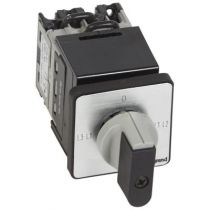 Commutateur de mesure - voltmètre sans neutre - PR 12 - 4 contacts - fix Ø22 (027561)