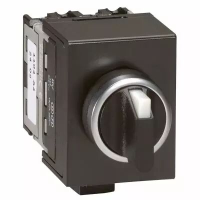 Commutateur - inter marche/arr�t - t�te de cde manette - PR 12 - 4P - fix �22 (027567)