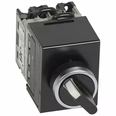 Commutateur - inverseur sans arr�t - t�te de cde manette - PR 12 - 2P - fix �22 (027573)