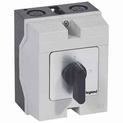 Commutateur - inter marche/arr�t - PR 17 - 3P - 3 contacts - bo�tier 96x120 mm (027717)