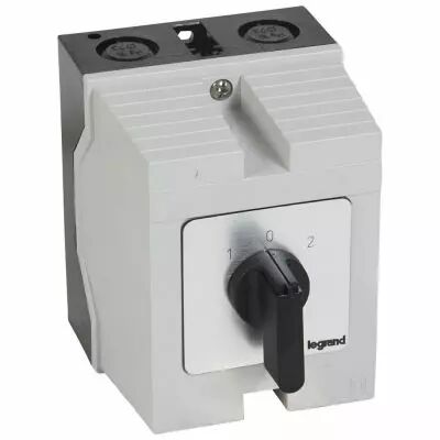 Commutateur - inverseur avec arr�t - PR 26 - 3P - 6 contacts - bo�tier 96x120 mm (027742)