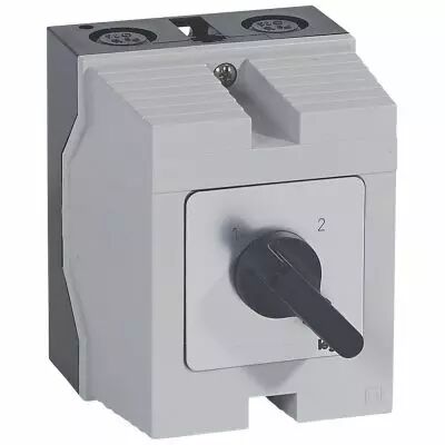Commutateur - inverseur sans arr�t - PR 12 - 4P - 8 contacts - bo�tier 96x120 mm (027756)