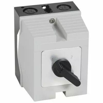 Commutateur - inverseur sans arr�t - PR 17 - 4P - 8 contacts - bo�tier 96x120 mm (027758)