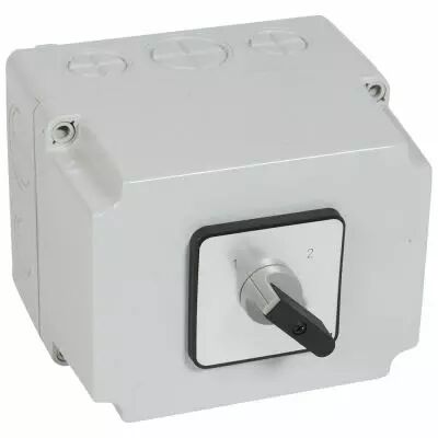 Commutateur - inverseur sans arr�t - PR 40 - 4P - 8 contacts - bo�tier 135x170 (027764)