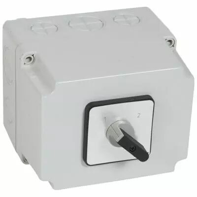Commutateur - inverseur sans arr�t - PR 63 - 4P - 8 contacts - bo�tier 135x170 (027766)