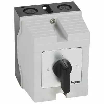 Commutateur moteur triphas� - d�marreur 1 vitesse - PR 21 - 8 contacts - bo�tier (027779)