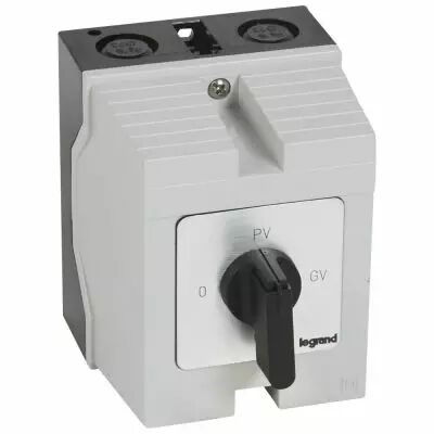 Commutateur moteur triphas� - d�marreur 2 vitesses - PR 21 - 0-PV-GV - bo�tier (027780)