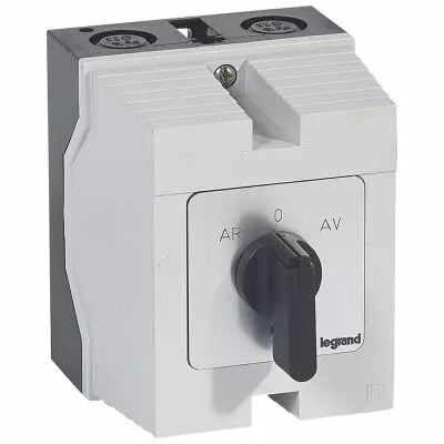 Commutateur moteur triphas� - inverseur 1 vitesse - PR 26 - 5 contacts - bo�tier (027781)