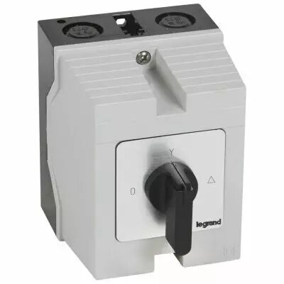 Commutateur moteur triphas� - d�marreur 1 vitesse - PR 26 - 8 contacts - bo�tier (027782)