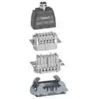 Kit connect multip�les Hypra - 16 A - 500 V - 6P+T - encastr� sortie verticale (052610)