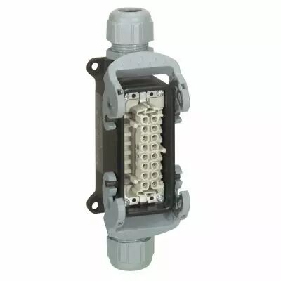 Connect multip�les Hypra - 16 A - 500 V - 16P+T - emb fem saillie - 2 entr�es (053172)