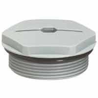 Bouchon plastique - IP68 - pour PE ISO 16 - RAL 7001 (098041)