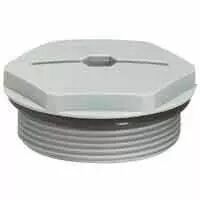 Bouchon plastique - IP68 - pour PE ISO 20 - RAL 7001 (098043)