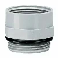 Adaptateur plastique PG/ISO - m�le PG 11 - femelle ISO 20 - RAL 7001 (098086)