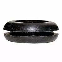 Passe-fil PVC noir - pour fil � maxi 12 - � per�age 17 (098093)