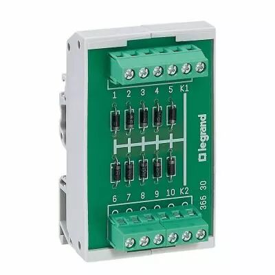 Module 10 diodes anode commune - fixation rail sym ou asym (036632)