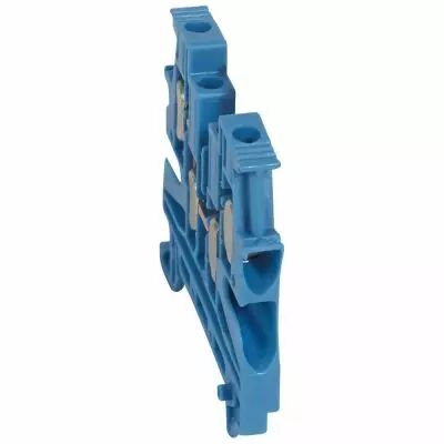 Bloc jonc Viking 3 � vis - 1 jonc/2 entr�es/2 sorties - bleu - pas 6 (037109)