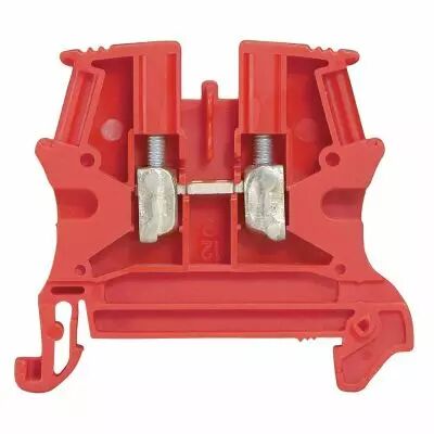 Bloc jonc Viking 3 � vis - 1 jonction/1 entr�e/1 sortie - rouge - pas 6 (037131)