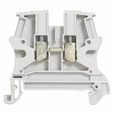 Bloc jonc Viking 3 � vis - 1 jonction/1 entr�e/1 sortie - gris - pas 6 (037161)