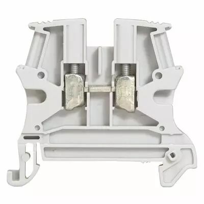 Bloc jonc Viking 3 � vis - 1 jonction/1 entr�e/1 sortie - gris - pas 8 (037162)