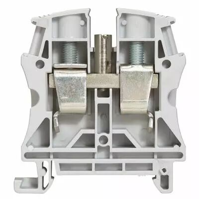 Bloc jonc Viking 3 � vis - 1 jonction/1 entr�e/1 sortie - gris - pas 15 (037165)