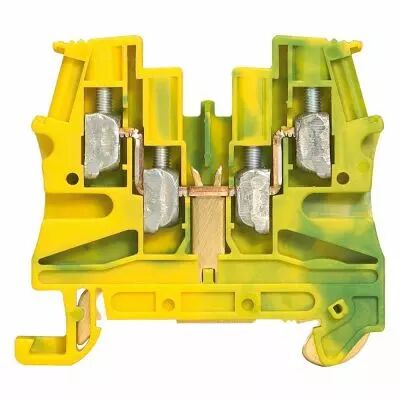 Bloc jonc Viking 3 � vis - 1 jonc - 2 entr�es/2 sorties - vert/jaune/pas 6 (037179)
