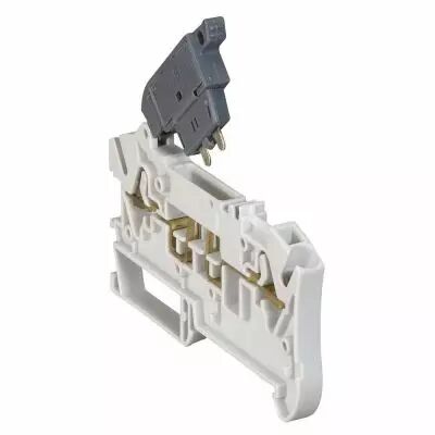 Bloc jonc Viking 3 � ressort - pr cartouche fusible 5x20 gris - pas 6 (037281)
