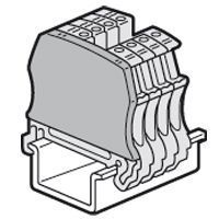 Cloison terminale pr bloc jonc Viking 3 à vis - 1 entr/1 sort - pas 5,6,8,10 (037550)