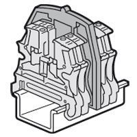 Cloison séparat et isol - bloc jonc Viking 3 vis - 2entr/2sort/sectionnable/pas6 (037562)