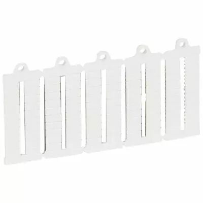 Plaque rep�res bloc jonction Viking 3 - vierges - pas 5 mm (039500)