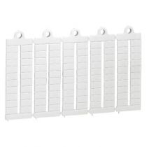Plaque repères bloc jonction Viking 3 - vierges - pas 6 mm (039501)
