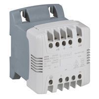 Transfo cde et signal mono bornes à vis - prim 230 V/sec 24 V - 400 VA (044216)