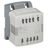 Transfo cde et signal mono connexion auto - prim 230/400 V/sec 230 V - 40 VA (044251)