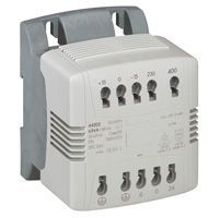 Transfo cde et signal mono connexion auto - prim 230/400 V/sec 230 V - 250 VA (044255)