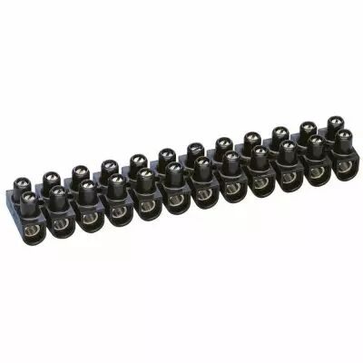 Barrette de connexion Nylbloc - cap 16 mm� - noir (034217)