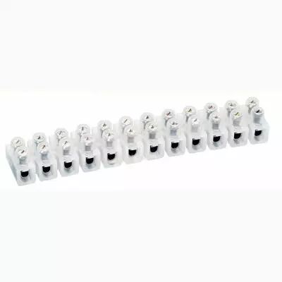 Barrette de connexion Nylbloc - cap 2,5 mm� - blanc (034221)
