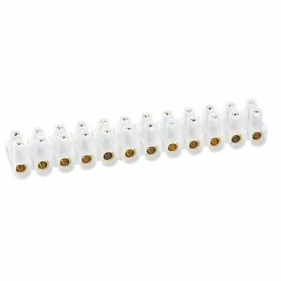 Barrette de connexion Nylbloc - cap 10 mm� - blanc (034225)