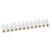 Barrette de connexion Nylbloc - cap 10 mm² - blanc (034225)