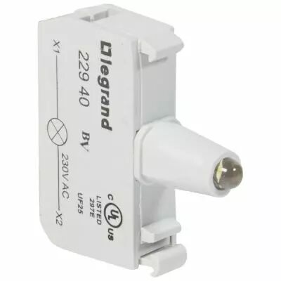 Osmoz bloc - t�te lum - � vis - 230V~ - blanc (022940)