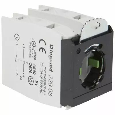 Osmoz compo - sous-ensemble bloc - t�te non lum - � vis - 2xNO/NF - 3 postes (022966)