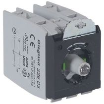 Osmoz compo - sous-ensemble bloc - tête lum - à vis - 230V~ - 2NO/NF vert (022992)