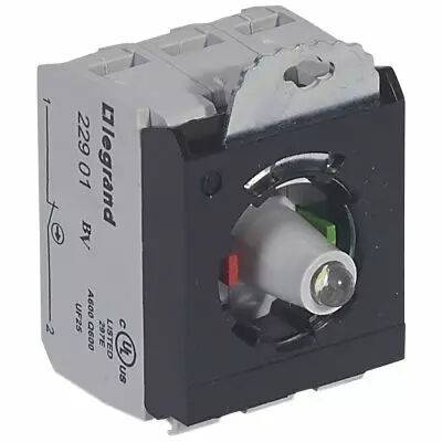 Osmoz compo - sous-ensemble bloc - t�te lum - � vis - 230V~ - NO+NF blanc (023013)